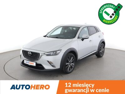 Mazda CX-3 4x4 skóra navi klima auto grzane fotele kamera i czujniki parkowania
