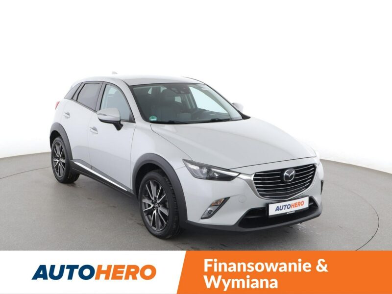 Mazda CX-3 4x4 skóra navi klima auto grzane fotele kamera i czujniki parkowania