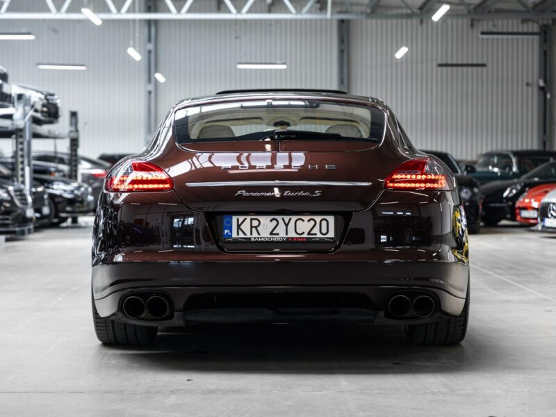 Porsche Panamera 4.8 V8 Turbo S 550 KM. Lakier PTS. Wyjątkowa. Porsche Approved.