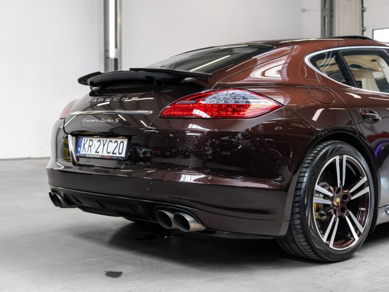 Porsche Panamera 4.8 V8 Turbo S 550 KM. Lakier PTS. Wyjątkowa. Porsche Approved.