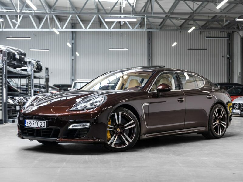 Porsche Panamera 4.8 V8 Turbo S 550 KM. Lakier PTS. Wyjątkowa. Porsche Approved.