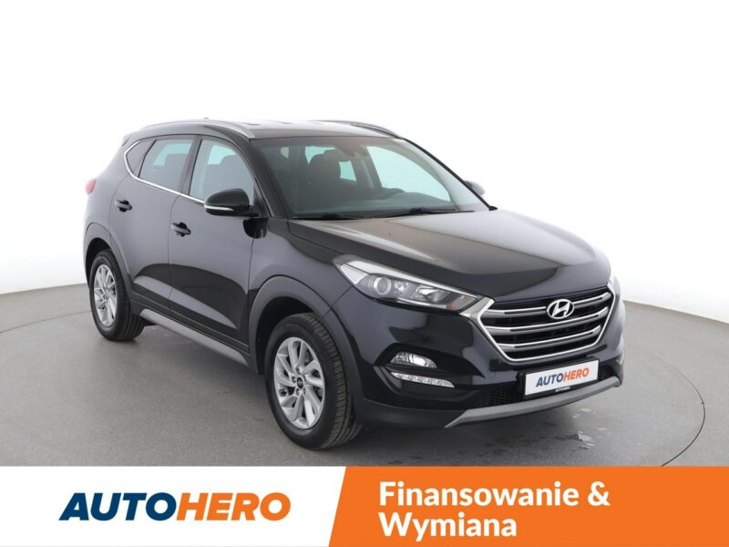 Hyundai Tucson navi kamera tempomat klima-auto AsystentPasaRuchu grzane fotele III (2015-2020)