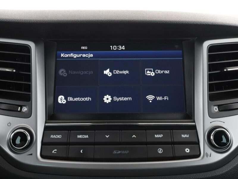 Hyundai Tucson navi kamera tempomat klima-auto AsystentPasaRuchu grzane fotele III (2015-2020)