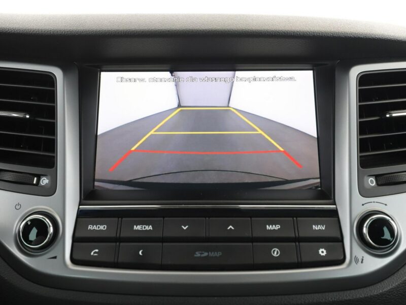 Hyundai Tucson navi kamera tempomat klima-auto AsystentPasaRuchu grzane fotele III (2015-2020)