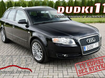 Audi A4 2,0benz DUDKI11 Klimatronic 2 str.Alu,Tempomat.kredyt.OKAZJA.GWARANCJA B7 (2004-2007)