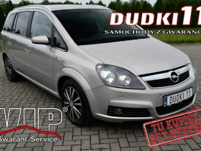 Opel Zafira 1,8benz DUDKI11 7 Foteli.Navi.Klimatronic,Tempomat.kredyt.OKAZJA B (2005-2011)