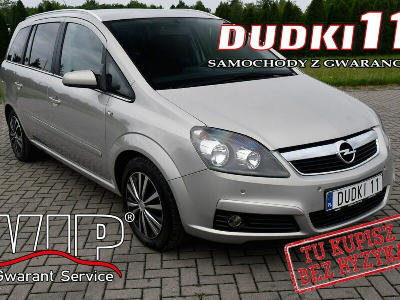 Opel Zafira 1,8benz DUDKI11 7 Foteli.Navi.Klimatronic,Tempomat.kredyt.OKAZJA B (2005-2011)