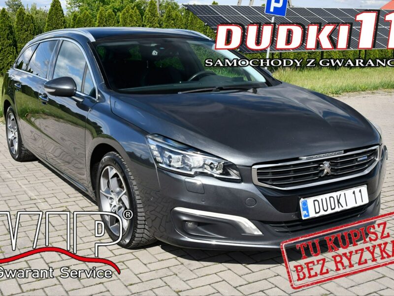 Peugeot 508 SW 2,0hdi Panorama Dach.Asystent pasa.Navi.Kam.Cof.Xenony,Ledy.OKAZJA I (2010-2018)