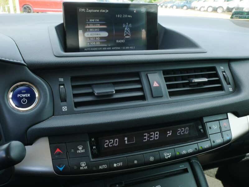 Lexus CT 200H 1.8 VVt-i Hybrid 99KM Eu6 Kraj - 2-gi Wł - Automat -Hybryda I (2010-)