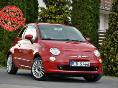 Fiat 500 1.2i(69KM)*Skóry*Klimatyzacja*Chrom*I Właściciel*Alu16"ASO Fiat I (2007-)