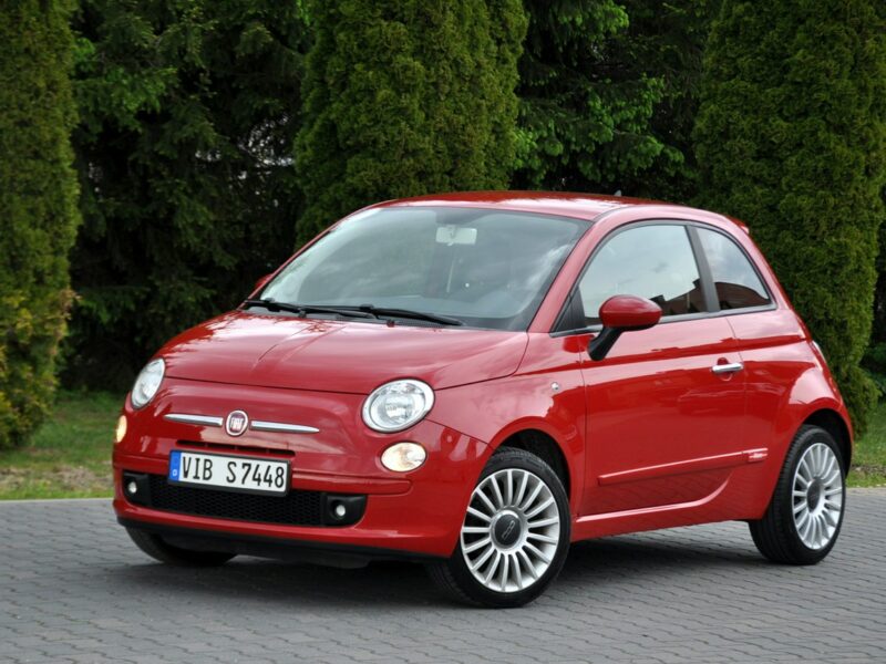 Fiat 500 1.2i(69KM)*Skóry*Klimatyzacja*Chrom*I Właściciel*Alu16"ASO Fiat I (2007-)