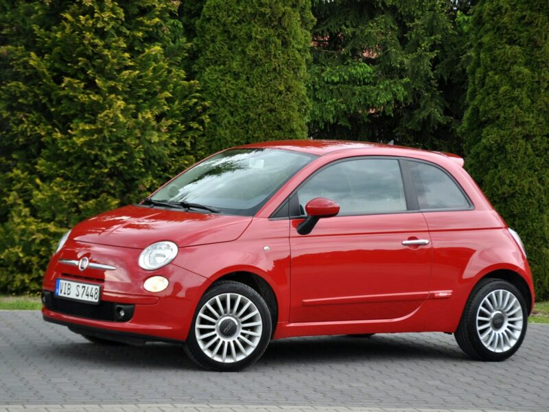 Fiat 500 1.2i(69KM)*Skóry*Klimatyzacja*Chrom*I Właściciel*Alu16"ASO Fiat I (2007-)