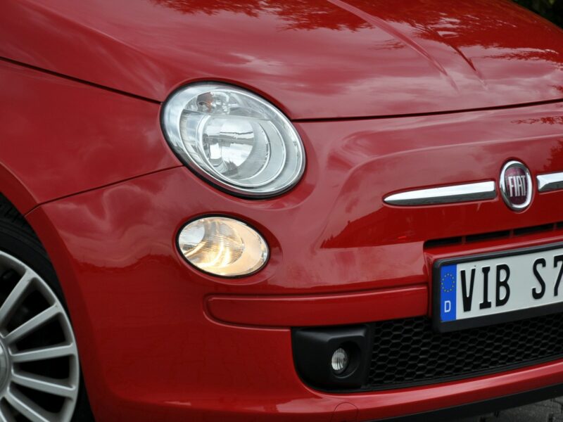 Fiat 500 1.2i(69KM)*Skóry*Klimatyzacja*Chrom*I Właściciel*Alu16"ASO Fiat I (2007-)
