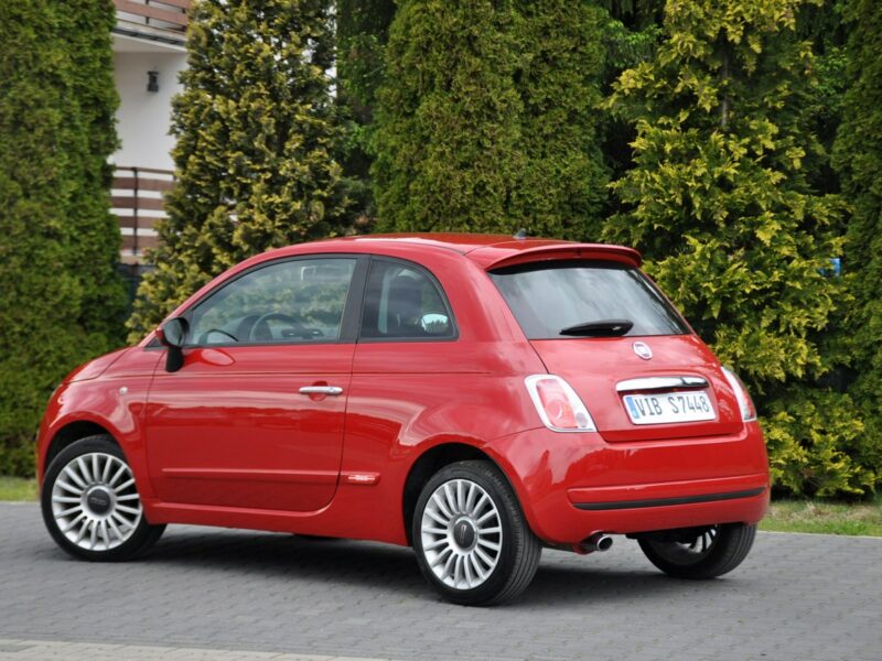Fiat 500 1.2i(69KM)*Skóry*Klimatyzacja*Chrom*I Właściciel*Alu16"ASO Fiat I (2007-)