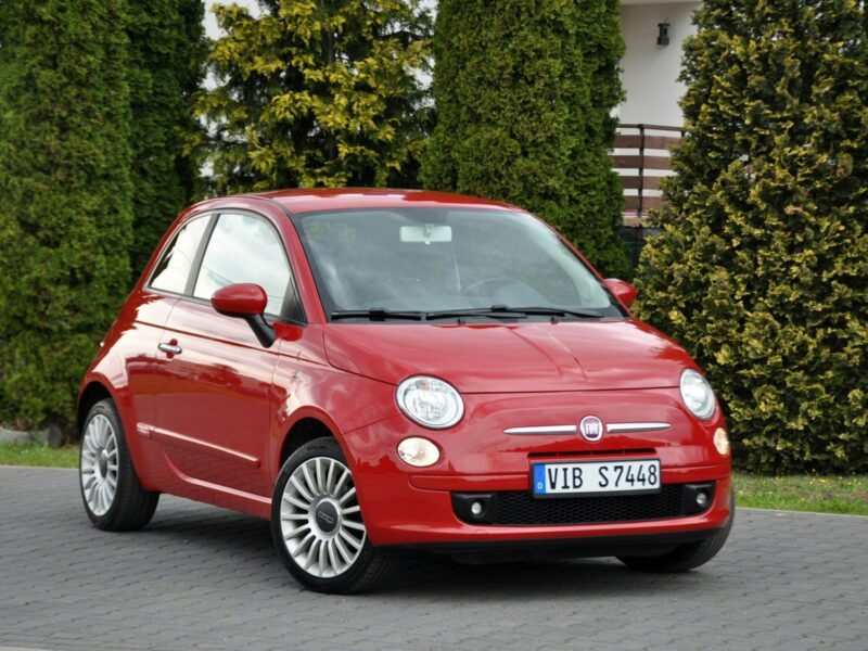Fiat 500 1.2i(69KM)*Skóry*Klimatyzacja*Chrom*I Właściciel*Alu16"ASO Fiat I (2007-)