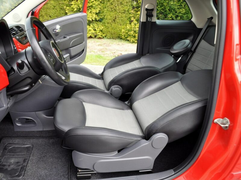 Fiat 500 1.2i(69KM)*Skóry*Klimatyzacja*Chrom*I Właściciel*Alu16"ASO Fiat I (2007-)
