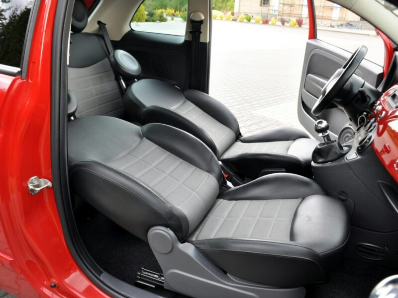 Fiat 500 1.2i(69KM)*Skóry*Klimatyzacja*Chrom*I Właściciel*Alu16"ASO Fiat I (2007-)