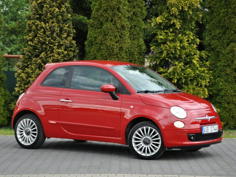 Fiat 500 1.2i(69KM)*Skóry*Klimatyzacja*Chrom*I Właściciel*Alu16"ASO Fiat I (2007-)
