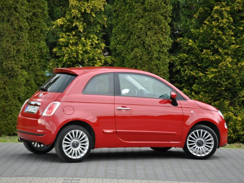 Fiat 500 1.2i(69KM)*Skóry*Klimatyzacja*Chrom*I Właściciel*Alu16"ASO Fiat I (2007-)