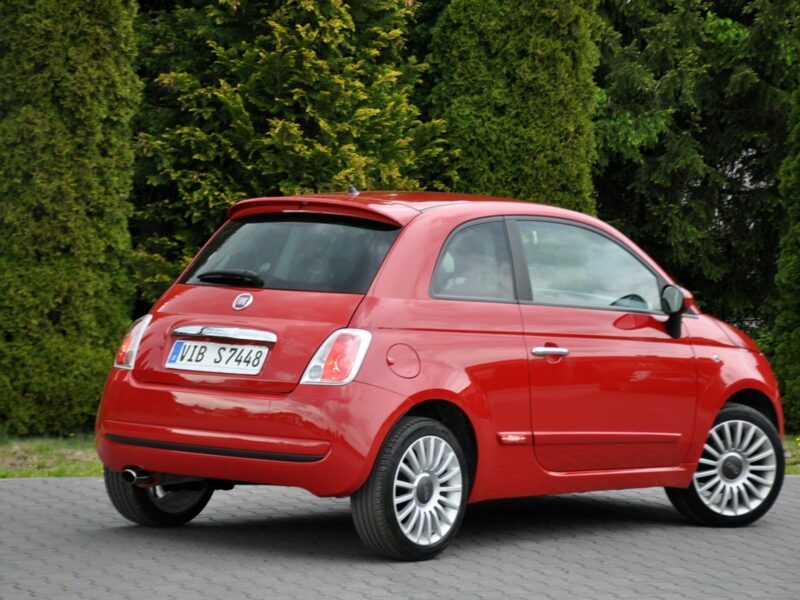 Fiat 500 1.2i(69KM)*Skóry*Klimatyzacja*Chrom*I Właściciel*Alu16"ASO Fiat I (2007-)