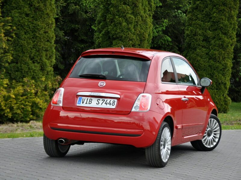 Fiat 500 1.2i(69KM)*Skóry*Klimatyzacja*Chrom*I Właściciel*Alu16"ASO Fiat I (2007-)