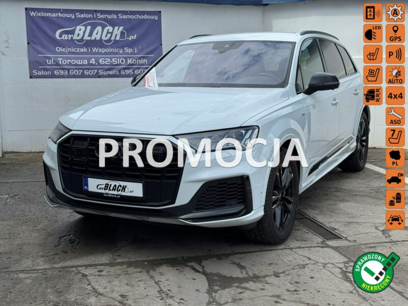 Audi Q7 Salon Polska - Bezwypadkowy - Gwarancja 12 miesięcy - 7 osobowy III (2015-)