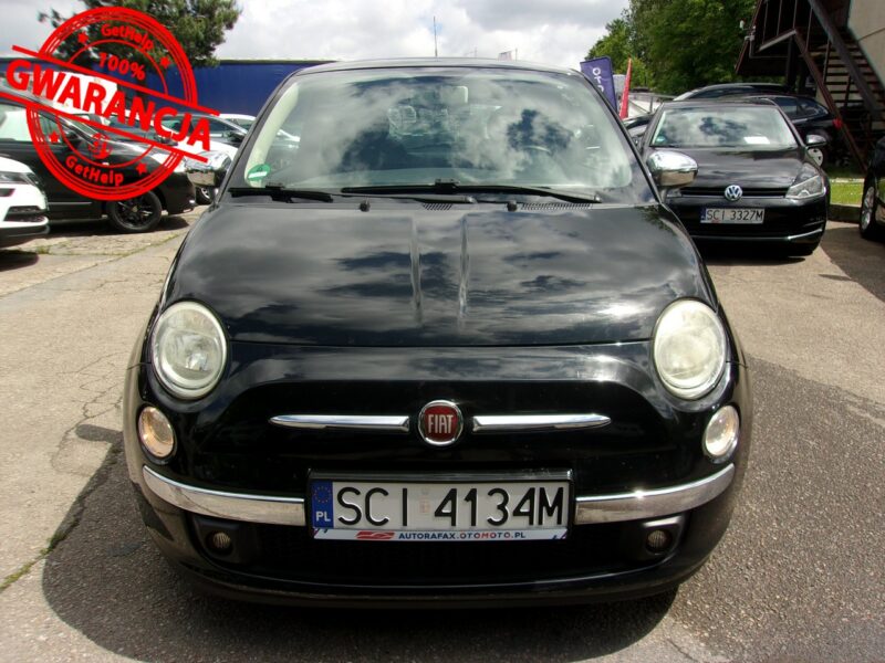 Fiat 500 Klimatronic, 1.4 Sport, Dwa komplety kół, ABS, ASR, Półskóra I (2007-)