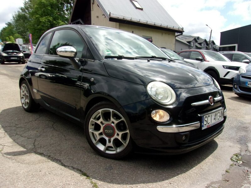 Fiat 500 Klimatronic, 1.4 Sport, Dwa komplety kół, ABS, ASR, Półskóra I (2007-)