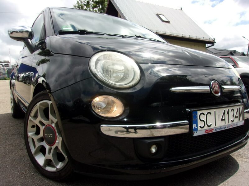 Fiat 500 Klimatronic, 1.4 Sport, Dwa komplety kół, ABS, ASR, Półskóra I (2007-)