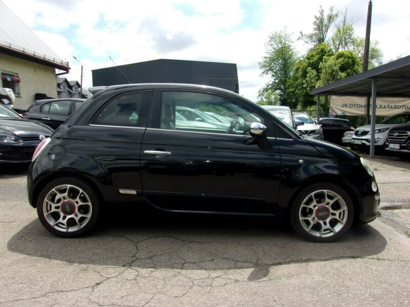 Fiat 500 Klimatronic, 1.4 Sport, Dwa komplety kół, ABS, ASR, Półskóra I (2007-)