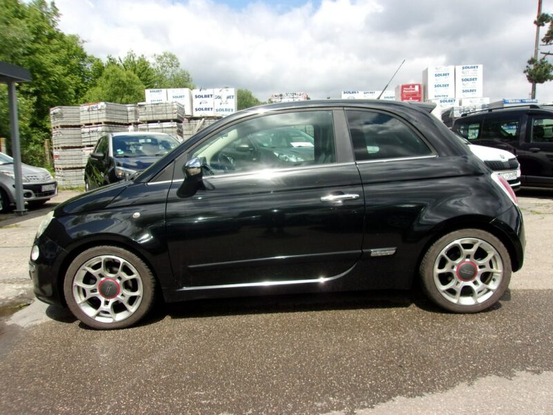 Fiat 500 Klimatronic, 1.4 Sport, Dwa komplety kół, ABS, ASR, Półskóra I (2007-)