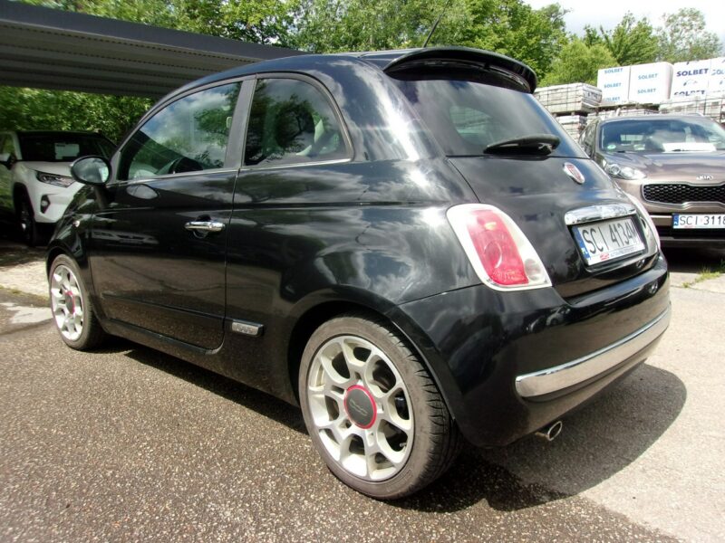 Fiat 500 Klimatronic, 1.4 Sport, Dwa komplety kół, ABS, ASR, Półskóra I (2007-)