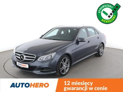 Mercedes E 200 automat navi skóra el. fotele full LED grzane fotele czujniki parkowan W212 (2009-)