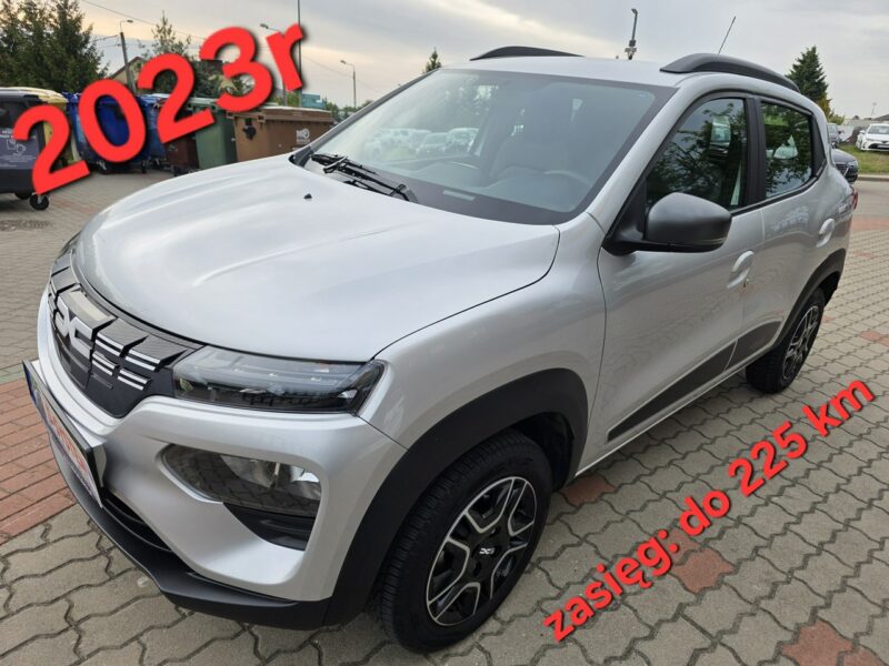Dacia spring 2023r F.vat Salon Polska Expression Electric 45 Bezwypadkowy 225km z
