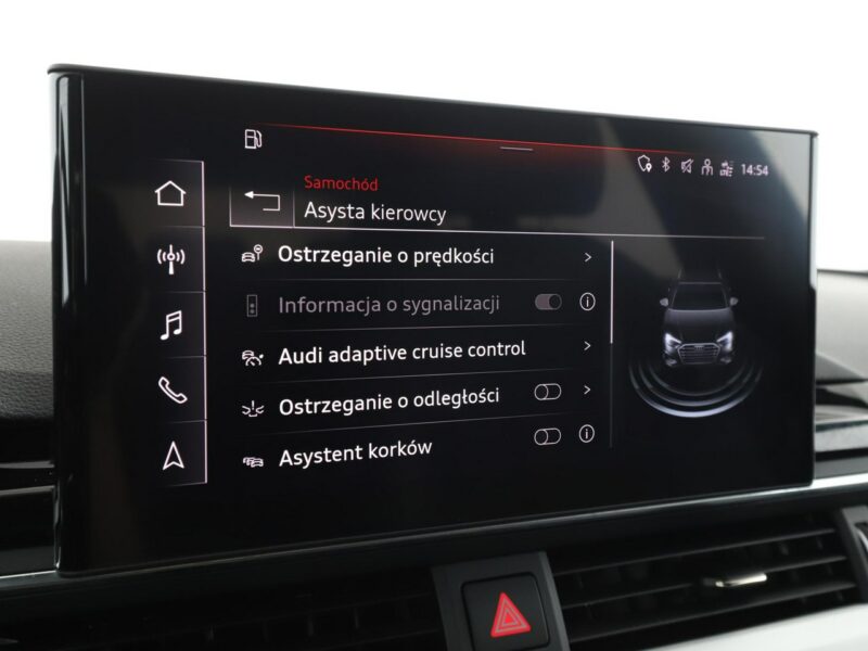 Audi A4 S-tronic quattro S-Line navi grzane fotele ACC LED kamera alcantara B9 (2015-)
