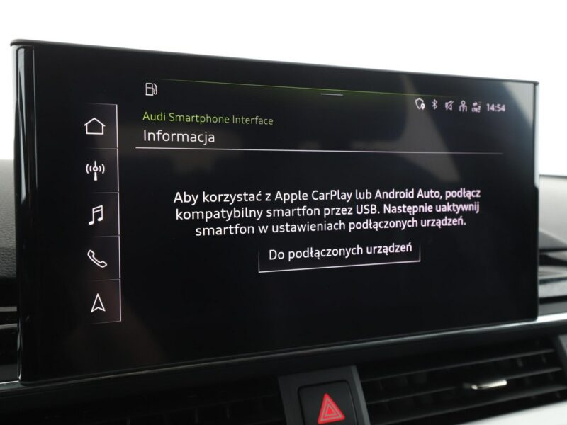 Audi A4 S-tronic quattro S-Line navi grzane fotele ACC LED kamera alcantara B9 (2015-)