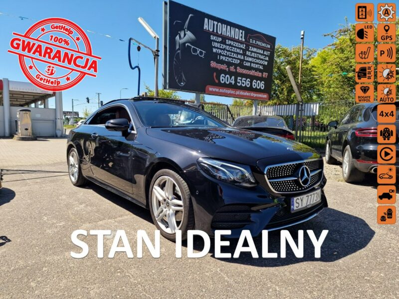 Mercedes E 220 2.2 CDI 194 KM, 4-Matic, Kamery 360, Automat, Full LED, Panorama, Alu W213 (2016-)