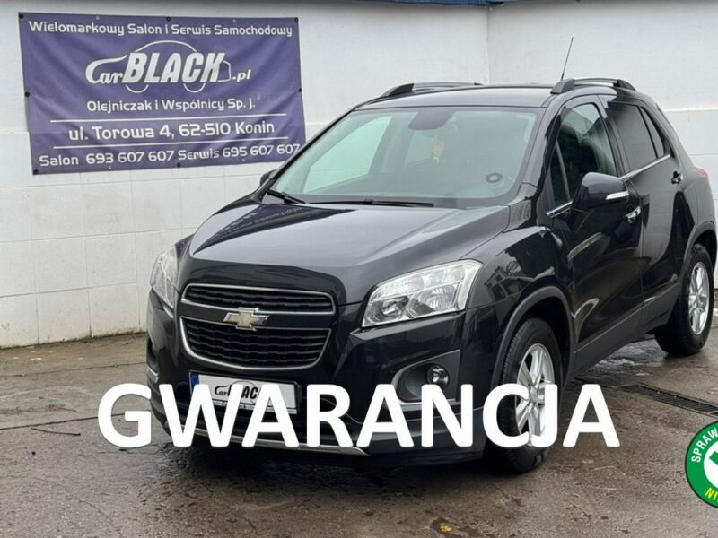 Chevrolet Trax Pisemna Gwarancja 12 miesięcy