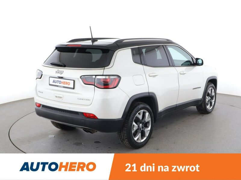 Jeep Compass 4x4 automat skóra LED navi klima auto panorama kamera i czujniki park II (2016-)