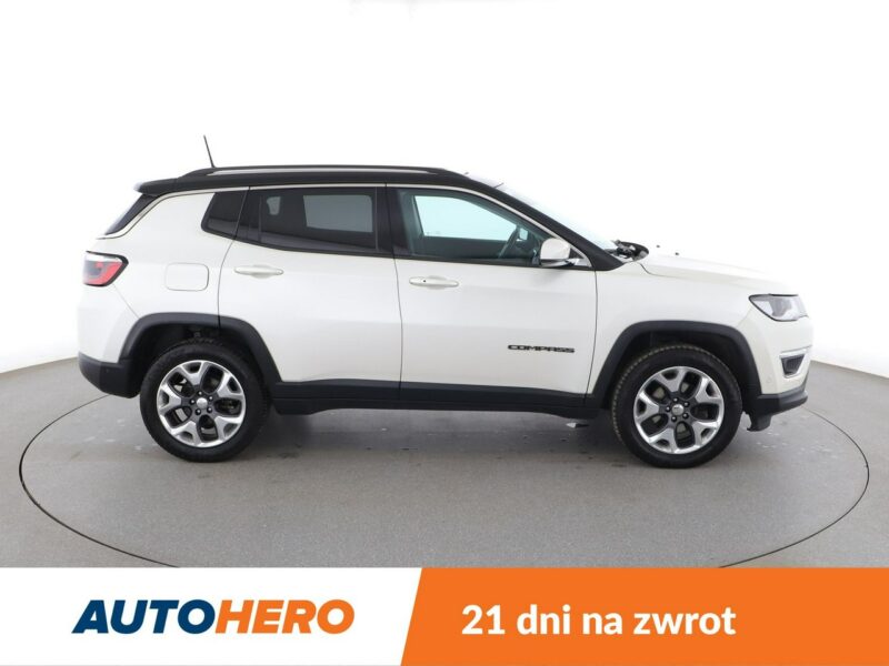Jeep Compass 4x4 automat skóra LED navi klima auto panorama kamera i czujniki park II (2016-)