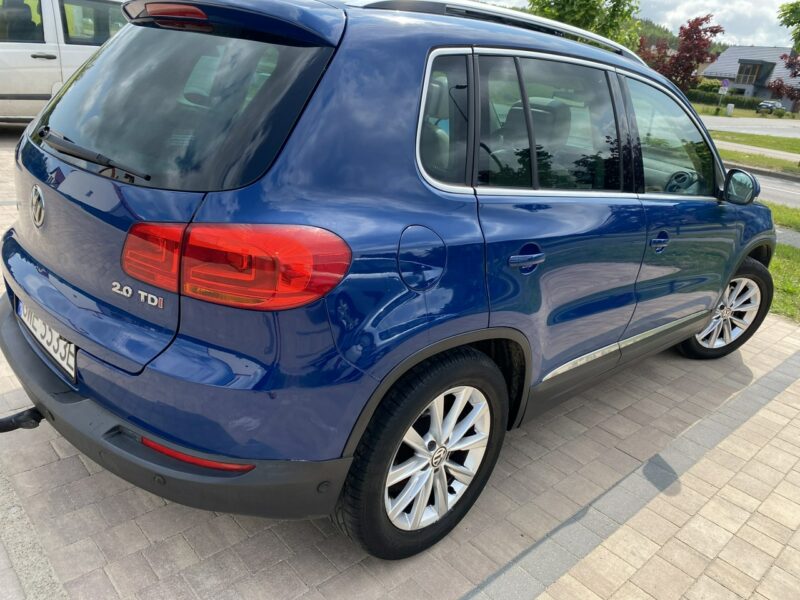 Volkswagen Tiguan 4*4, 170KM,skóry, podg. fotele, kamera, szklany dach, drugie koła, hak I (2007-2016)