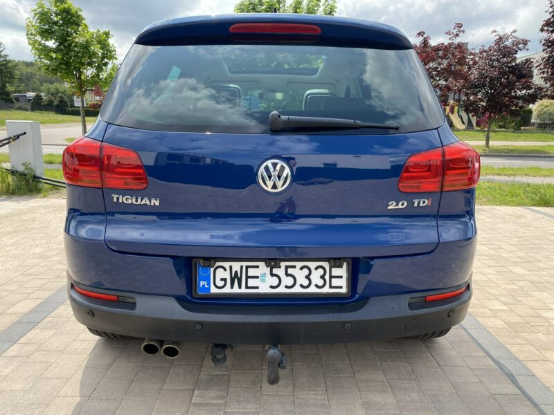 Volkswagen Tiguan 4*4, 170KM,skóry, podg. fotele, kamera, szklany dach, drugie koła, hak I (2007-2016)