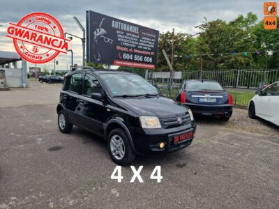 Fiat Panda 1.2 Benzyna 60 KM, 4x4, Klima Automatyczna, Alufelgi, Komputer, Hak II (2003-2012)