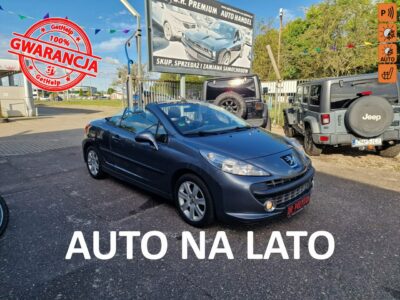 Peugeot 207 CC 1.6 Benzyna 120 KM, Cabrio, Klima Automatyczna, Alufelgi, Komputer,