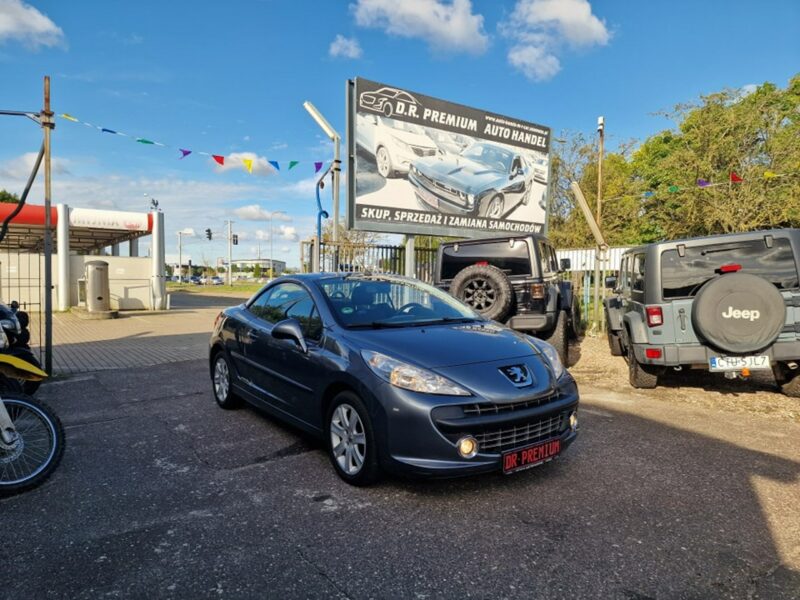 Peugeot 207 CC 1.6 Benzyna 120 KM, Cabrio, Klima Automatyczna, Alufelgi, Komputer,
