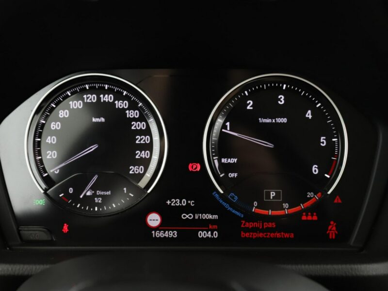 BMW X1 2.0D Automat xLine Klimatronik Tempomat Nawigacja Skóra ParkAssist PDC II (F48) (2015-)