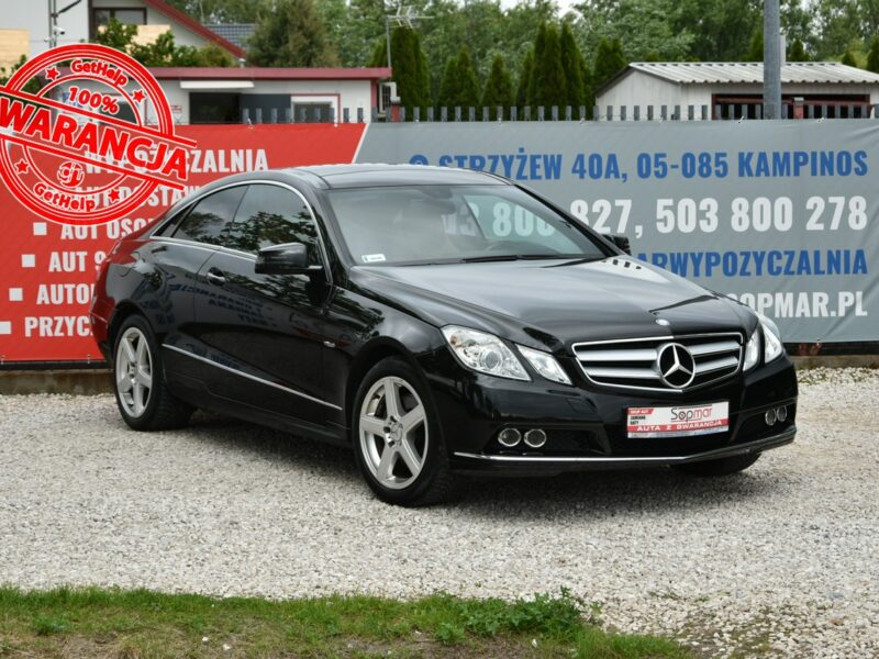Mercedes E 250 E 250CDi Coupe 2.2 CDi 204KM Manual 2010r. Skóra Xenon NAVi Panorama W212 (2009-)