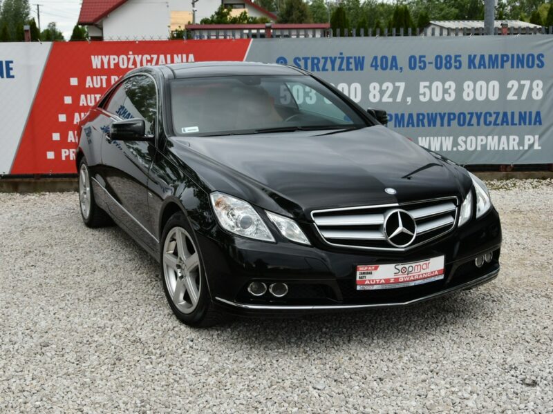 Mercedes E 250 E 250CDi Coupe 2.2 CDi 204KM Manual 2010r. Skóra Xenon NAVi Panorama W212 (2009-)