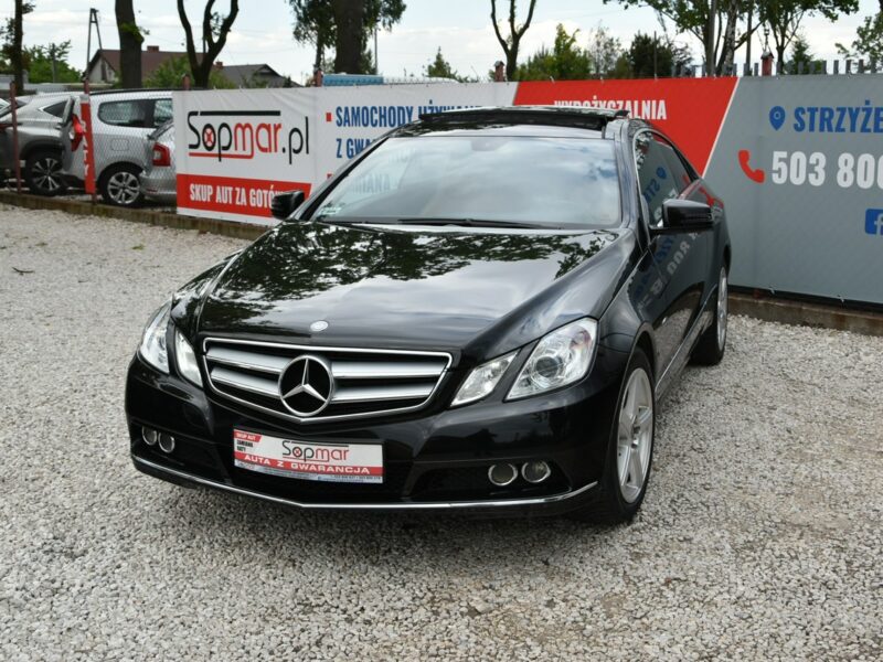 Mercedes E 250 E 250CDi Coupe 2.2 CDi 204KM Manual 2010r. Skóra Xenon NAVi Panorama W212 (2009-)