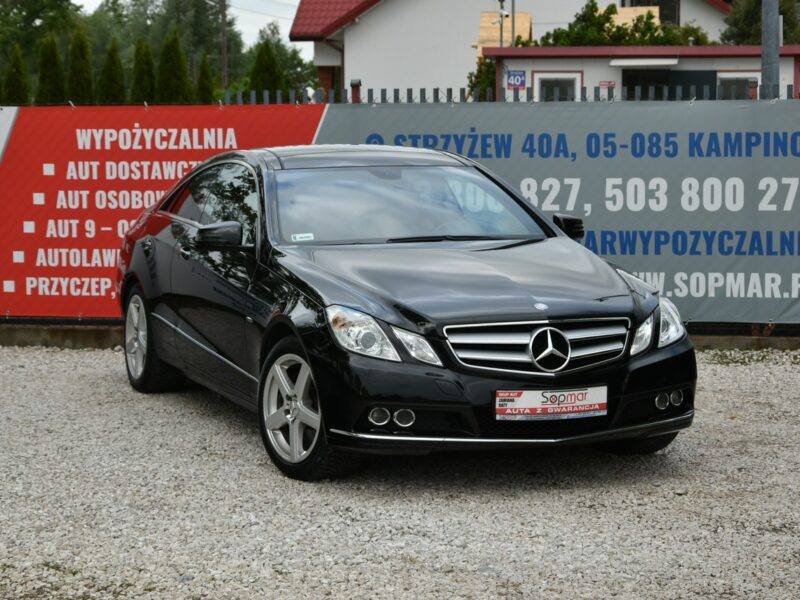 Mercedes E 250 E 250CDi Coupe 2.2 CDi 204KM Manual 2010r. Skóra Xenon NAVi Panorama W212 (2009-)